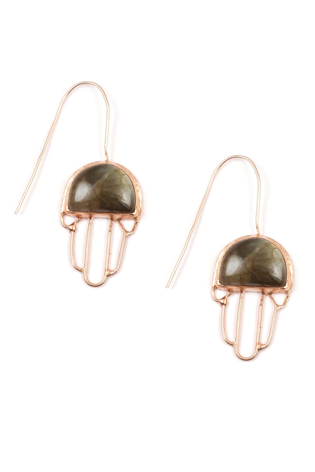 Stone Encrusted Earrings 