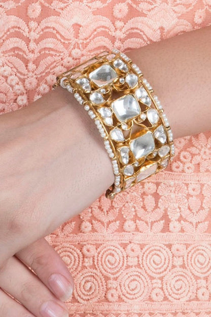 Cutwork Stone Bangle 