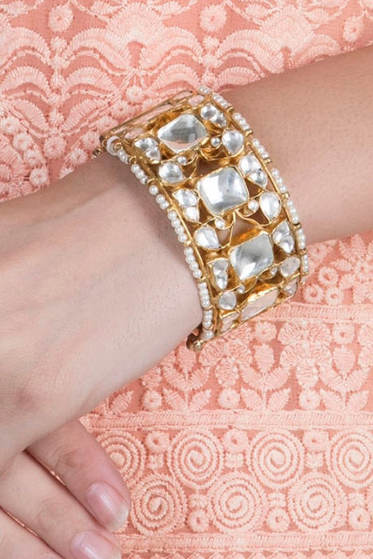 Cutwork Stone Bangle 