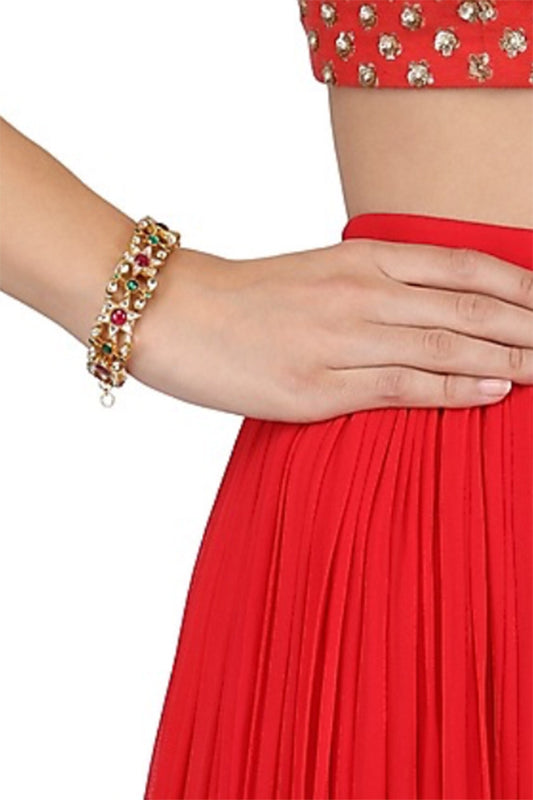 Floral Stone Bracelet 