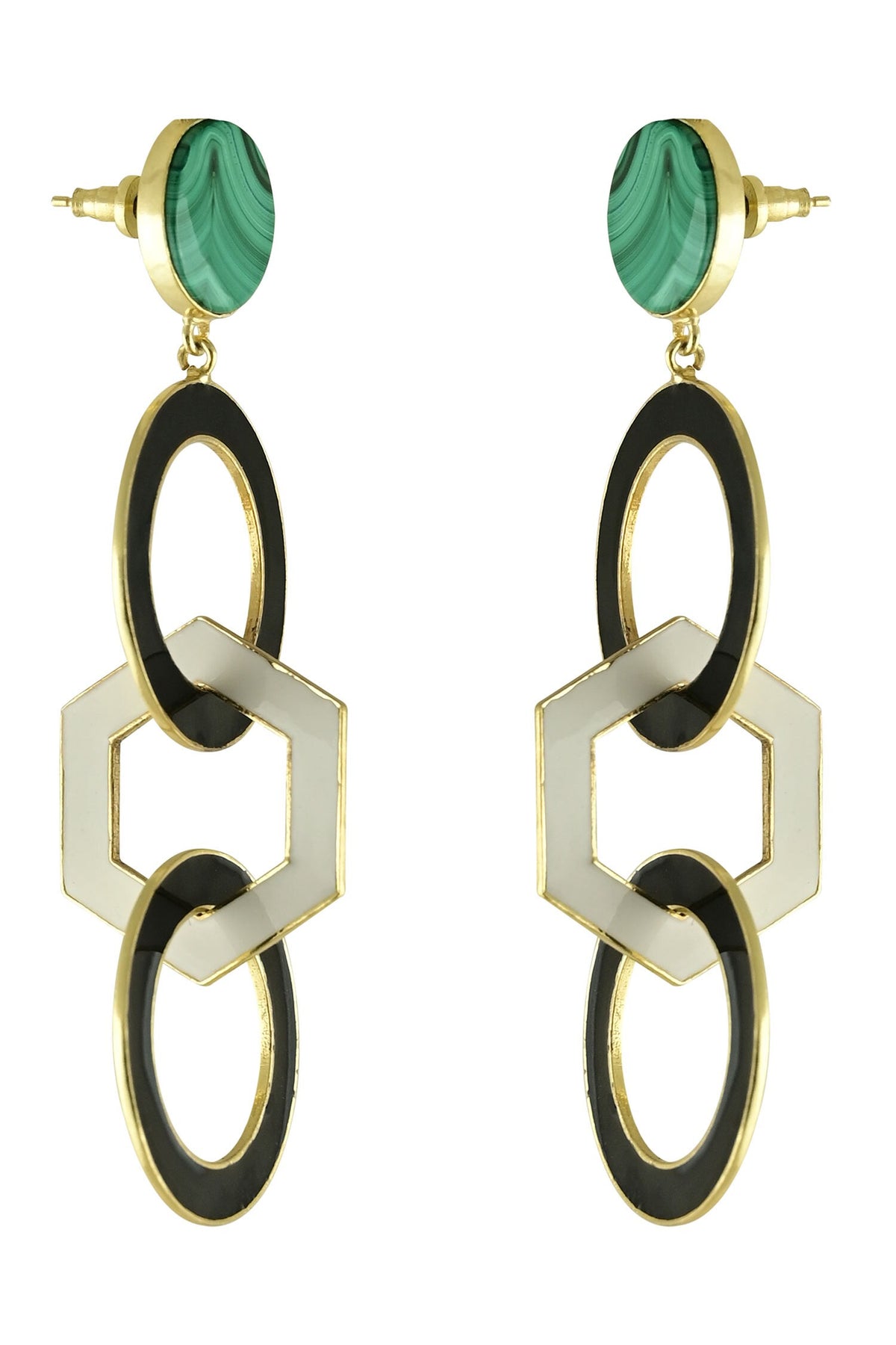 Adeine Chain Link Earrings 