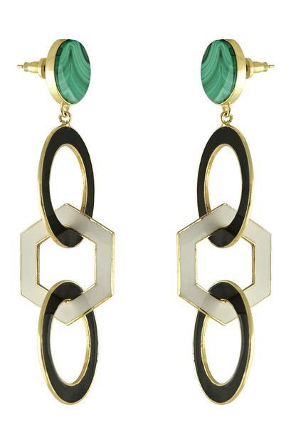 Adeine Chain Link Earrings 