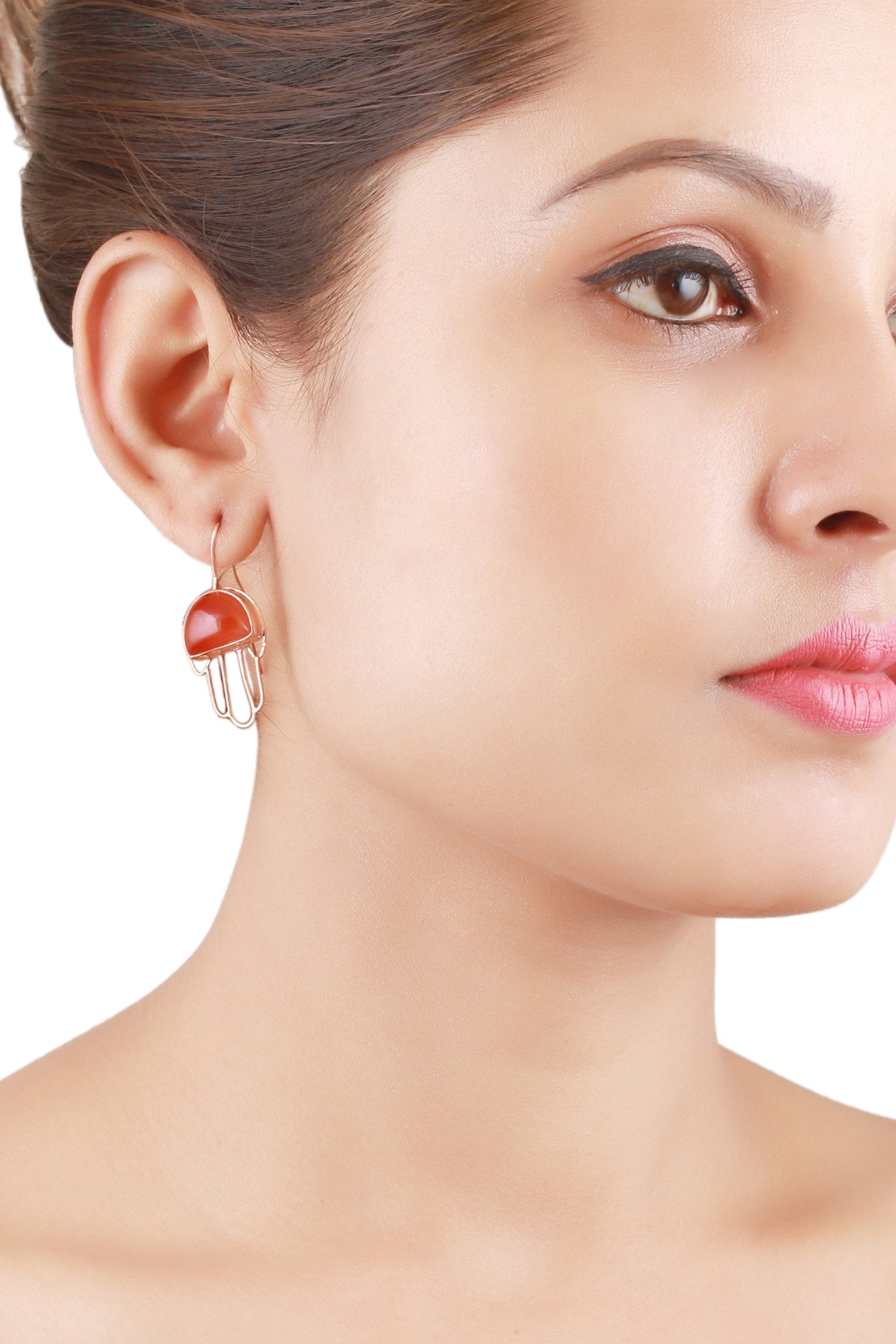 Handcrafted Stone Earrings 