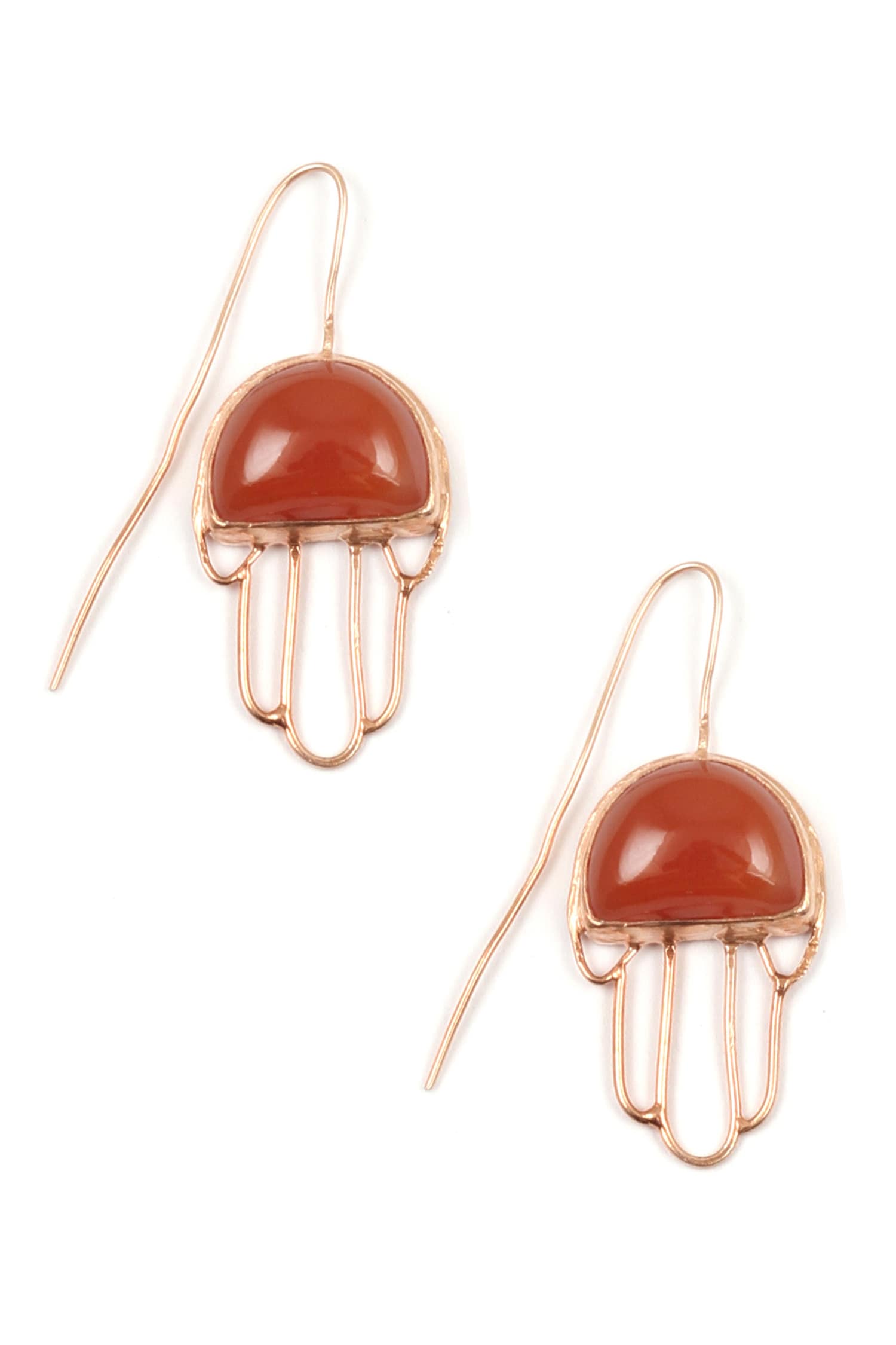 Handcrafted Stone Earrings 