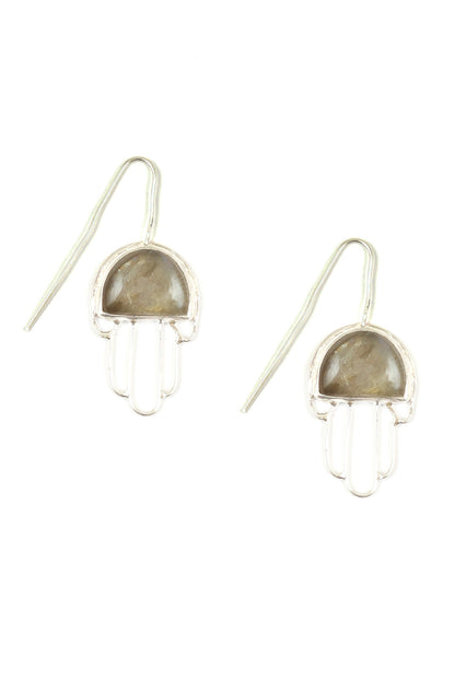 Stone Encrusted Earrings 