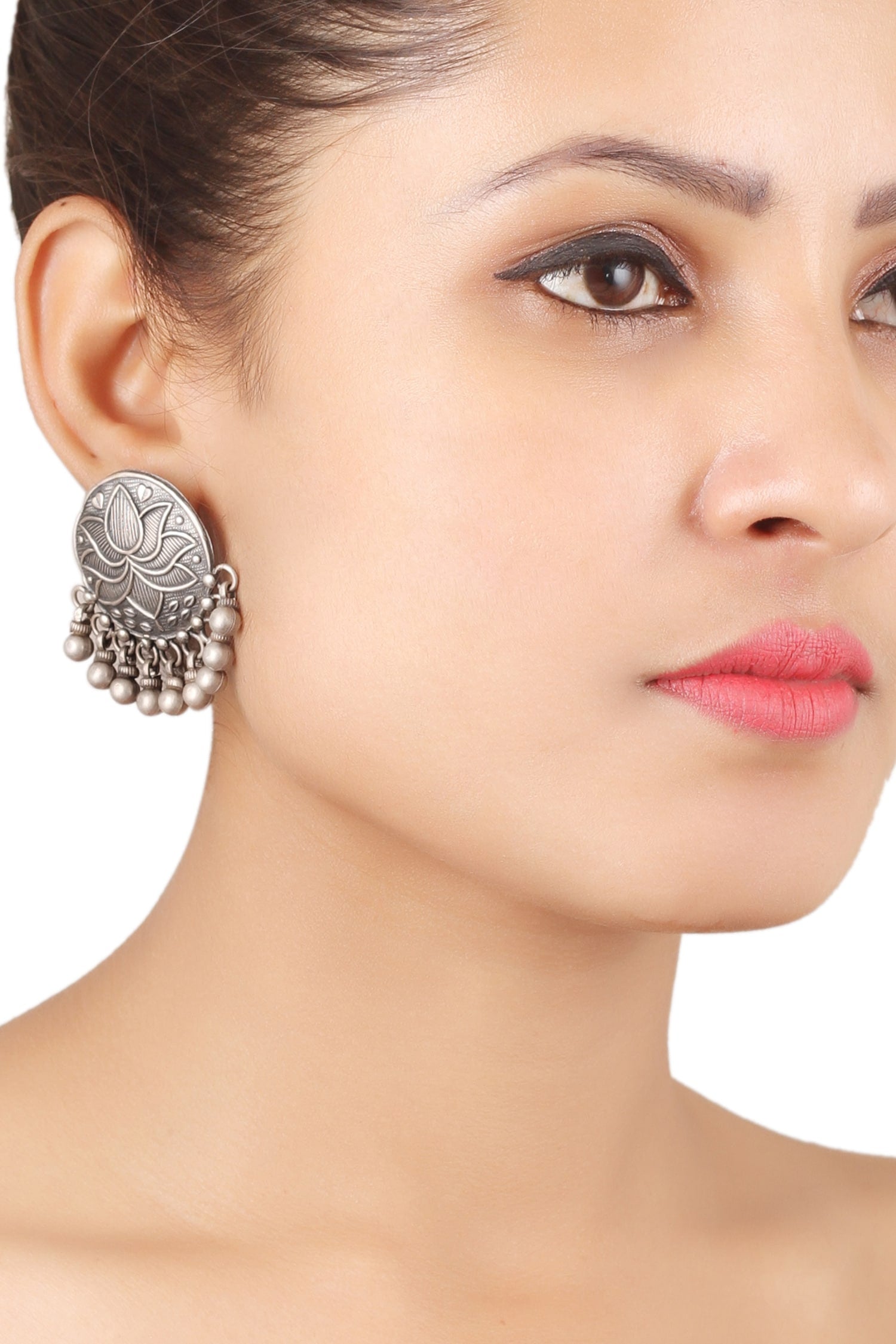 Lotus Stud Earrings 