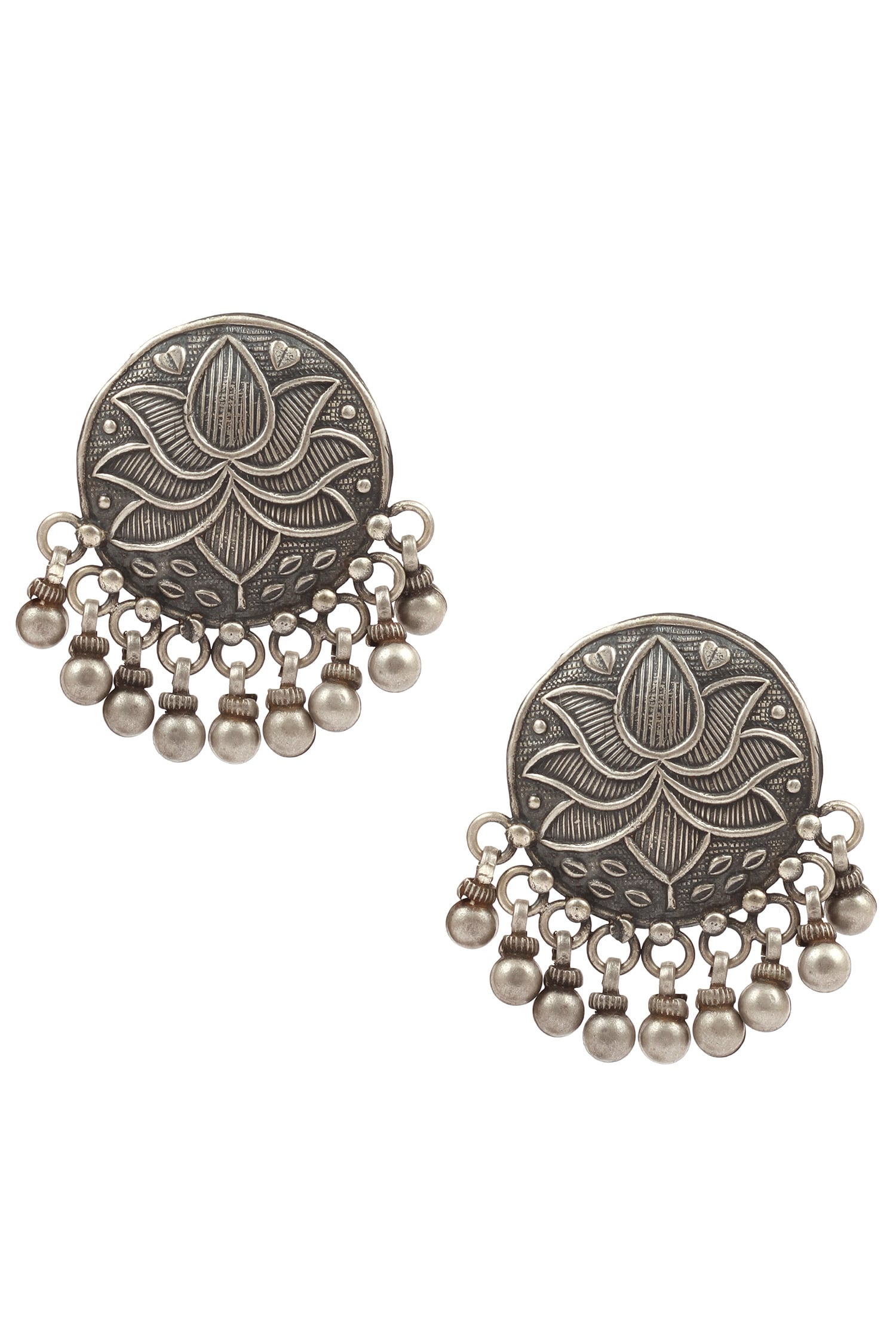 Lotus Stud Earrings 