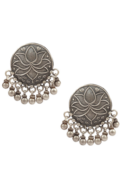 Lotus Stud Earrings 
