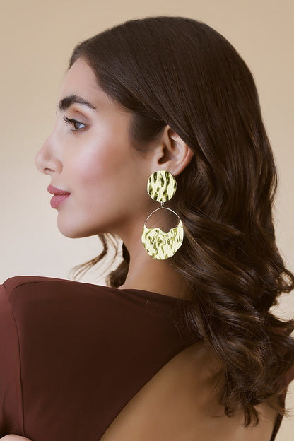 Aziya Hammered Earrings 