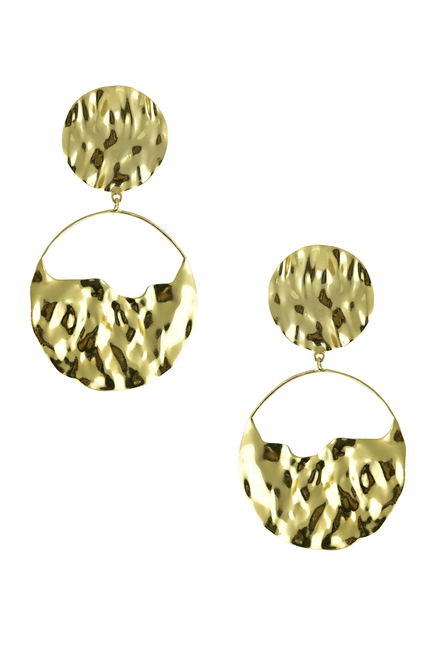Aziya Hammered Earrings 