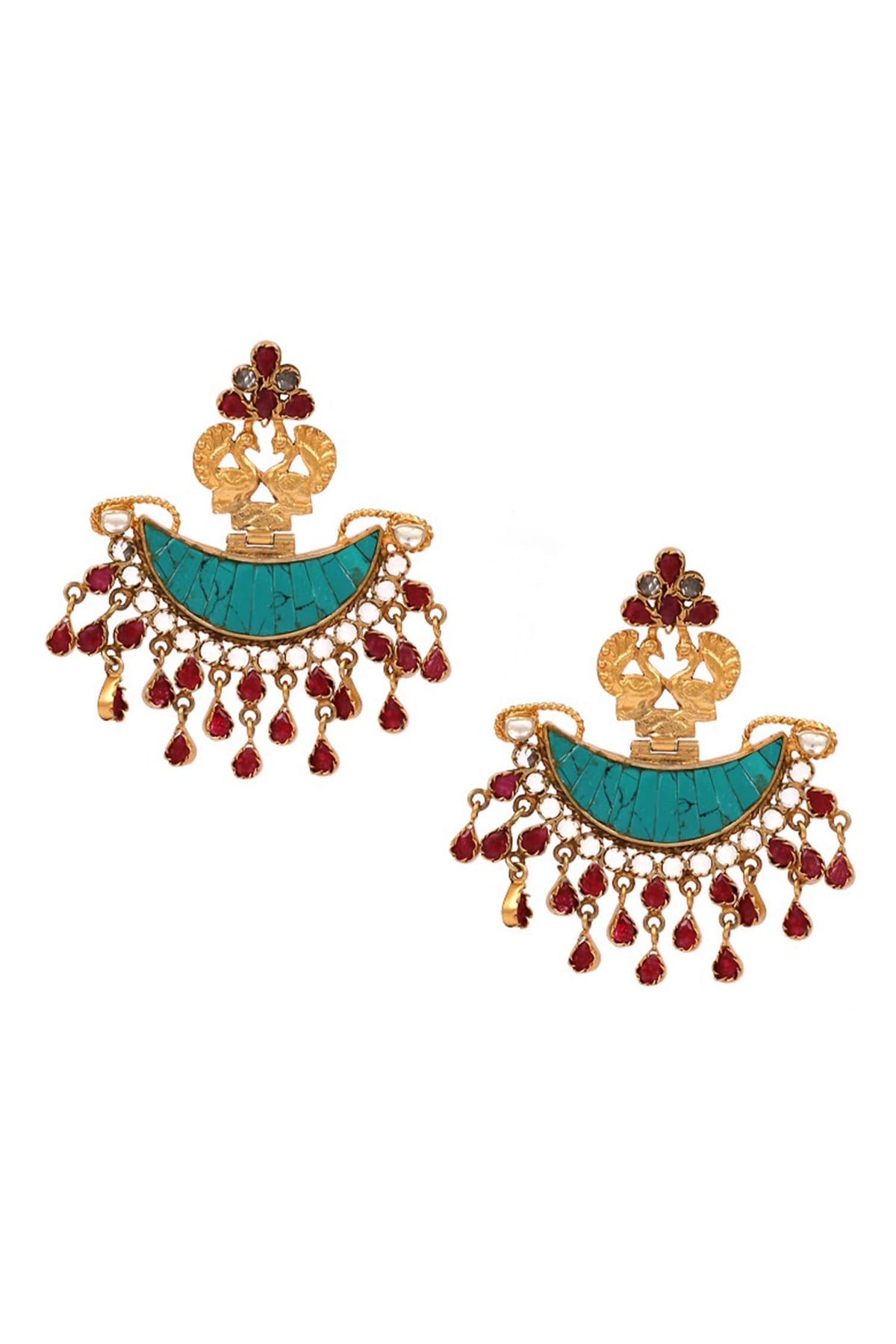 Peacock Top Chandbalis 