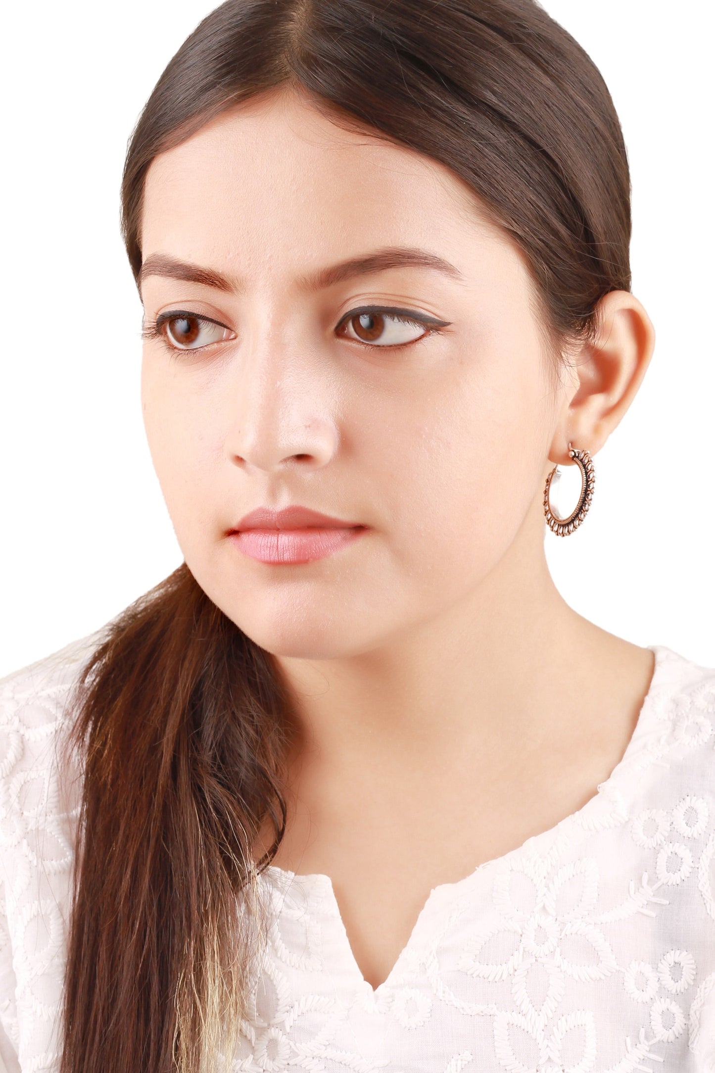 Cutwork Handcrafted Hoops 