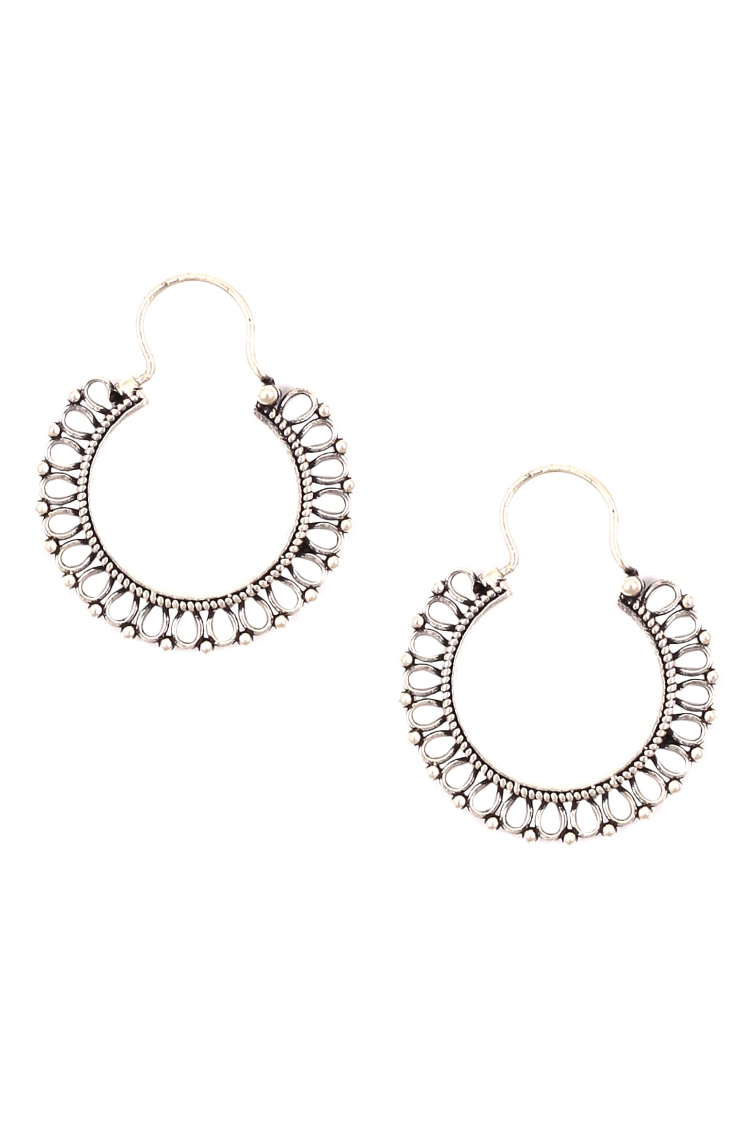 Cutwork Handcrafted Hoops 