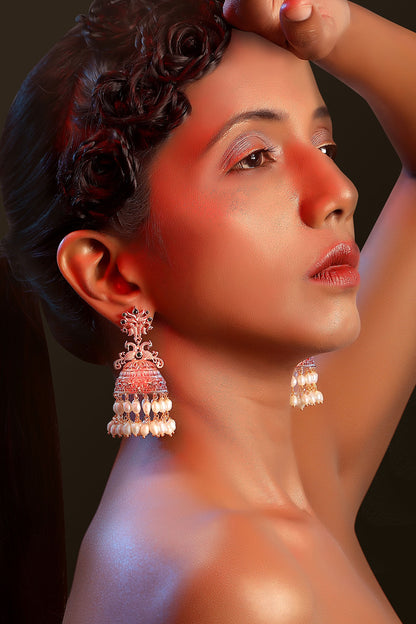 Hand Engraved Jhumkas 