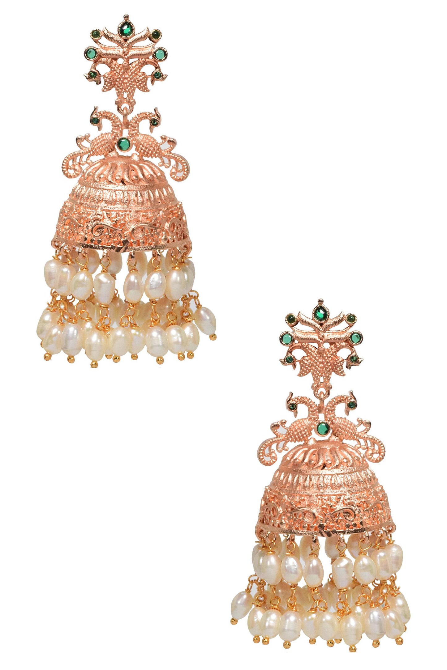 Hand Engraved Jhumkas 
