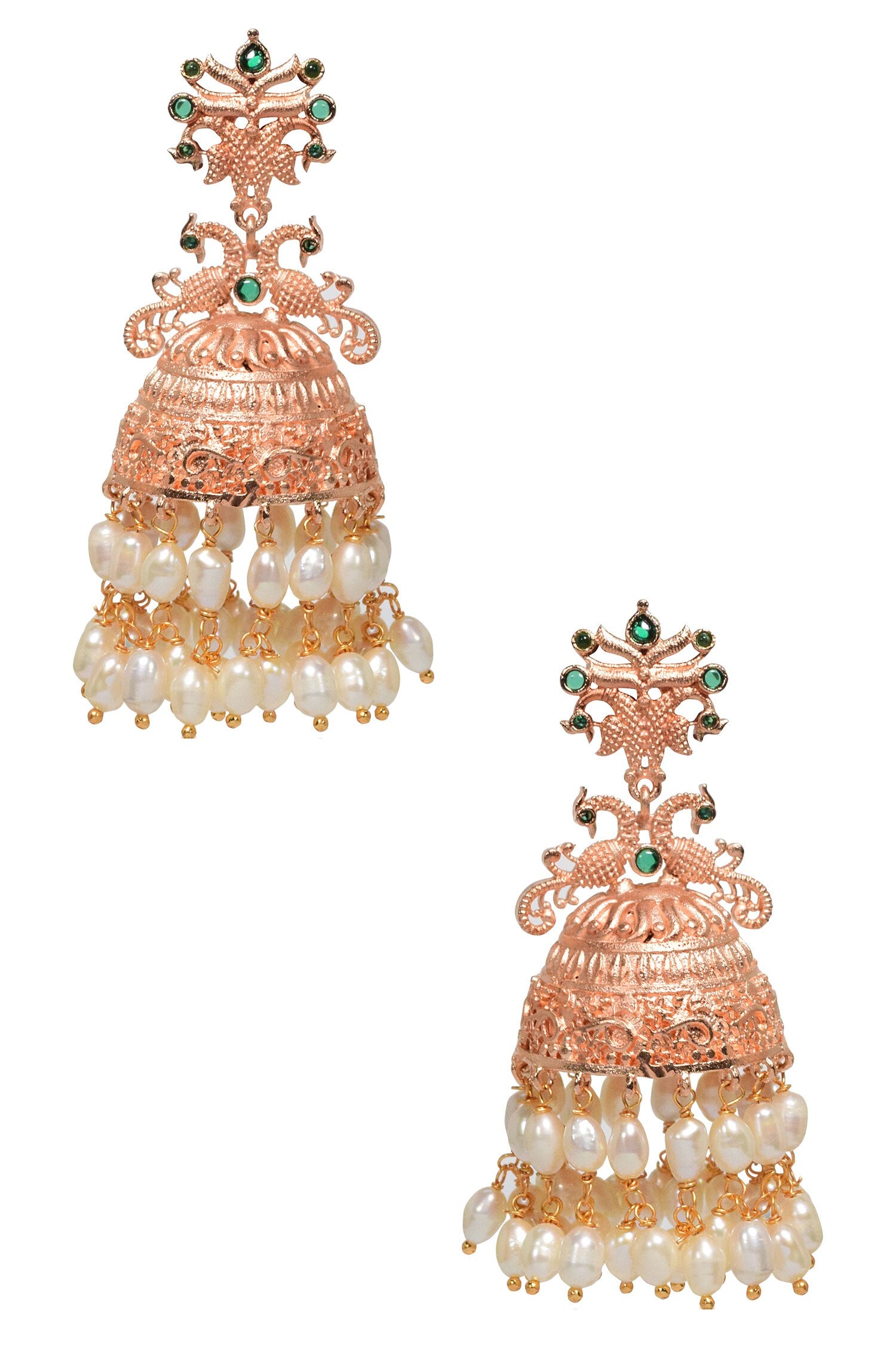 Hand Engraved Jhumkas 