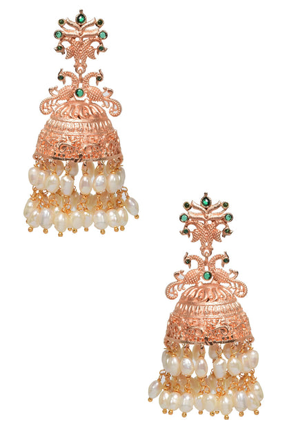 Hand Engraved Jhumkas 