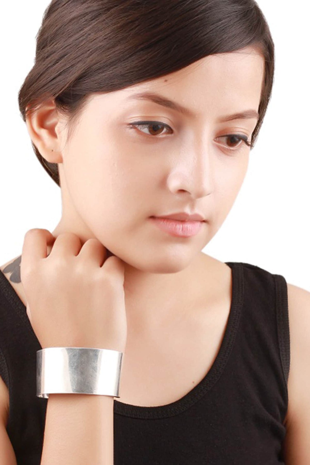 Silver Handcrafted Adjustable Bracelet 