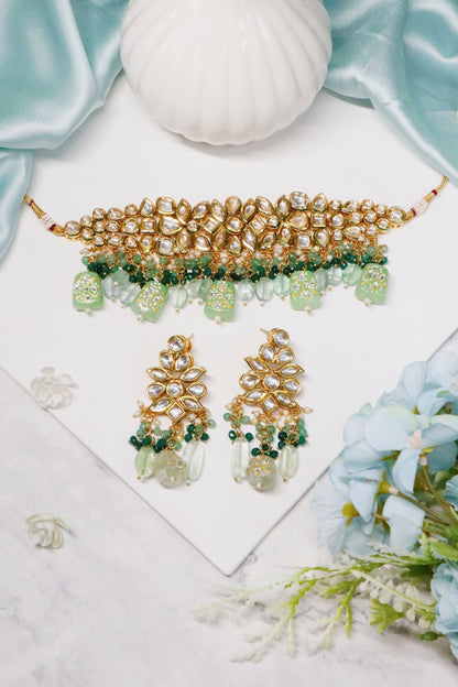 Kundan Embellished Choker Set 