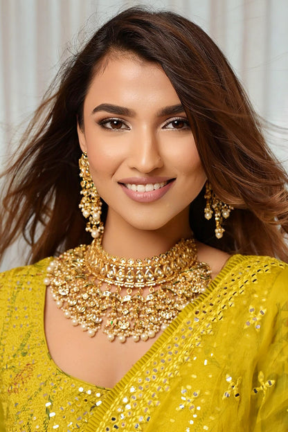 Multi Chand Choker Set 