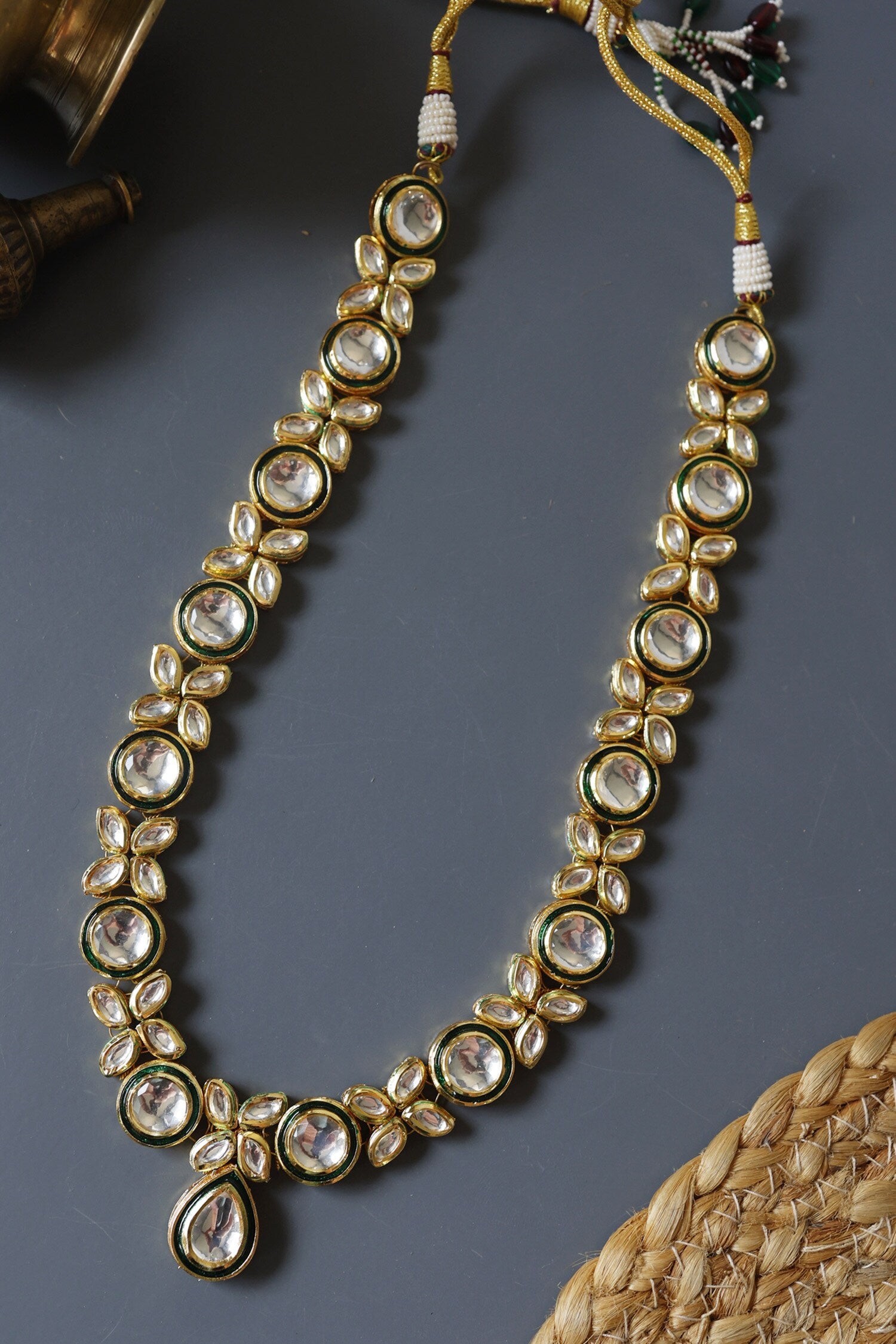 Polki Embellished Necklace 