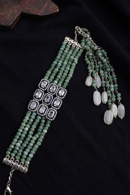 Cubic Zirconia Embellished Bracelet 