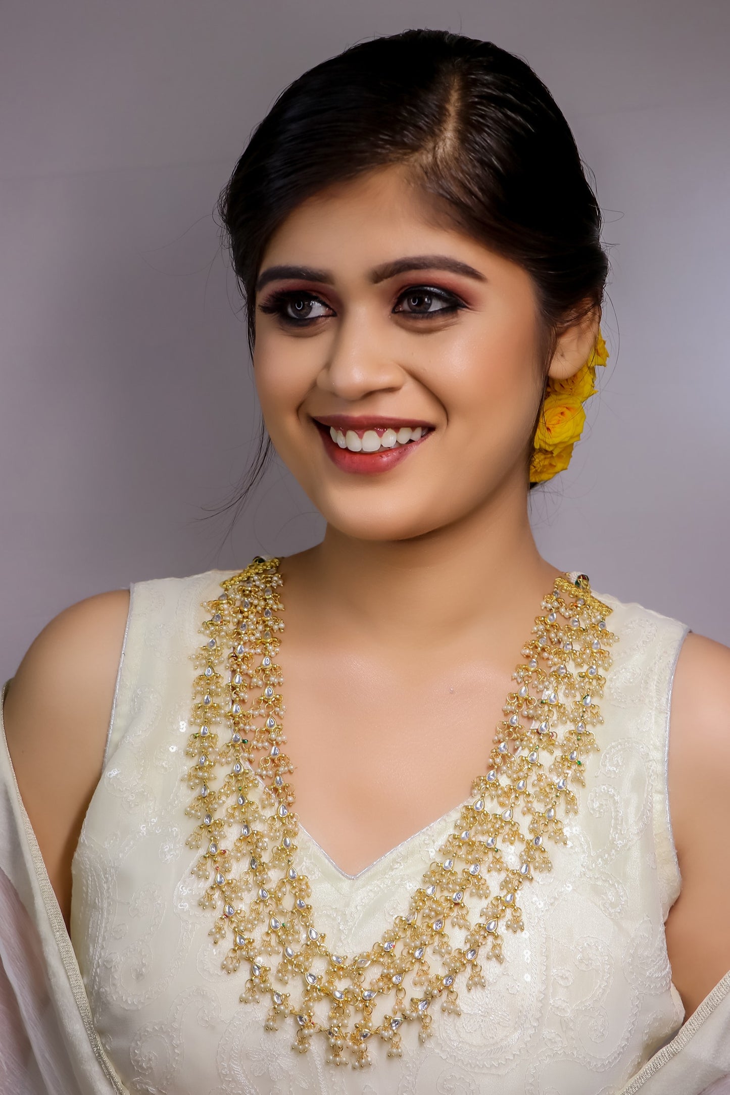 Kundan Layered Haar 