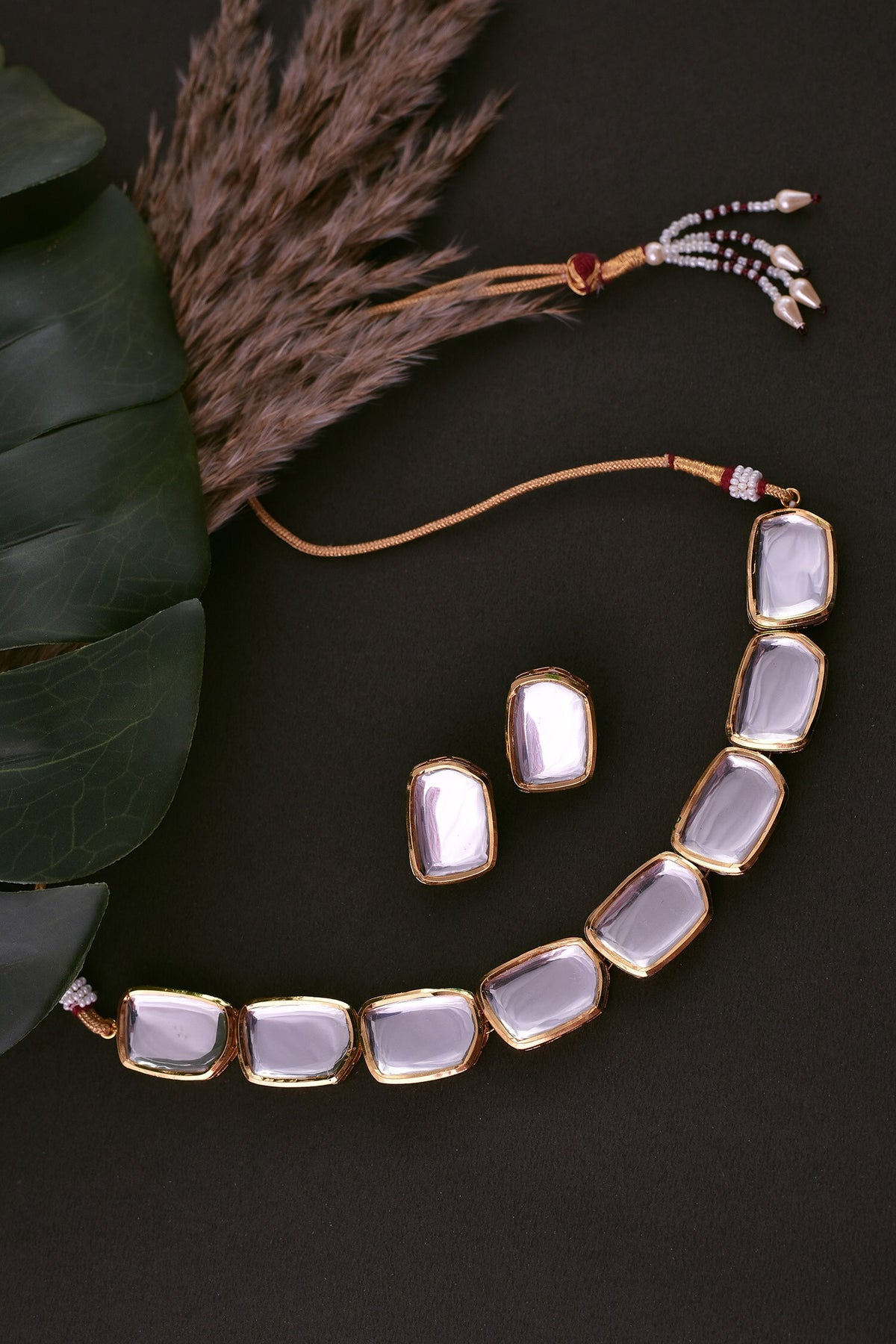 Geometric Shaped Choker Set 