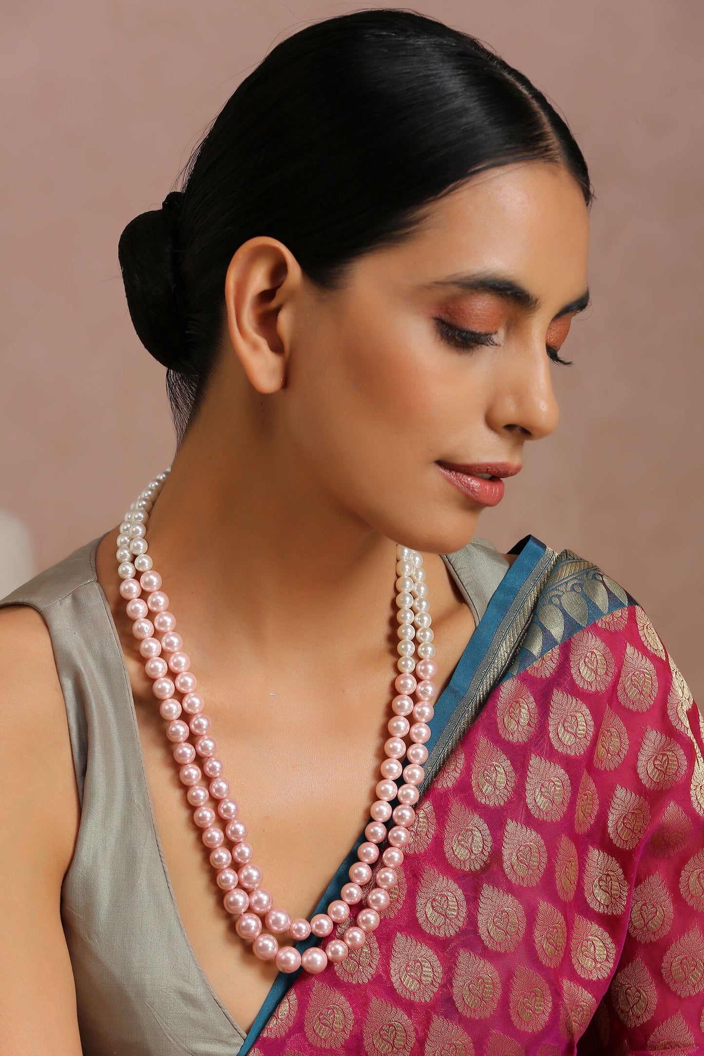 Colorblock Layered Necklace 
