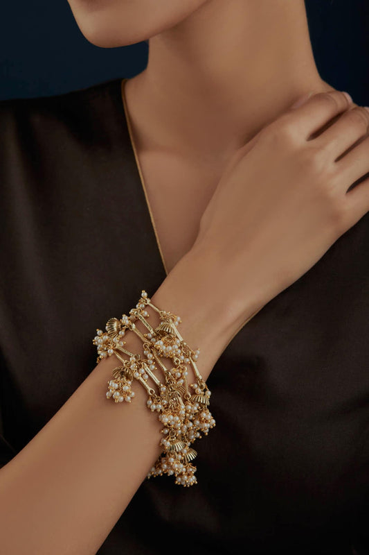 Umbrella Multi Layer Bead Embellished Bracelet 