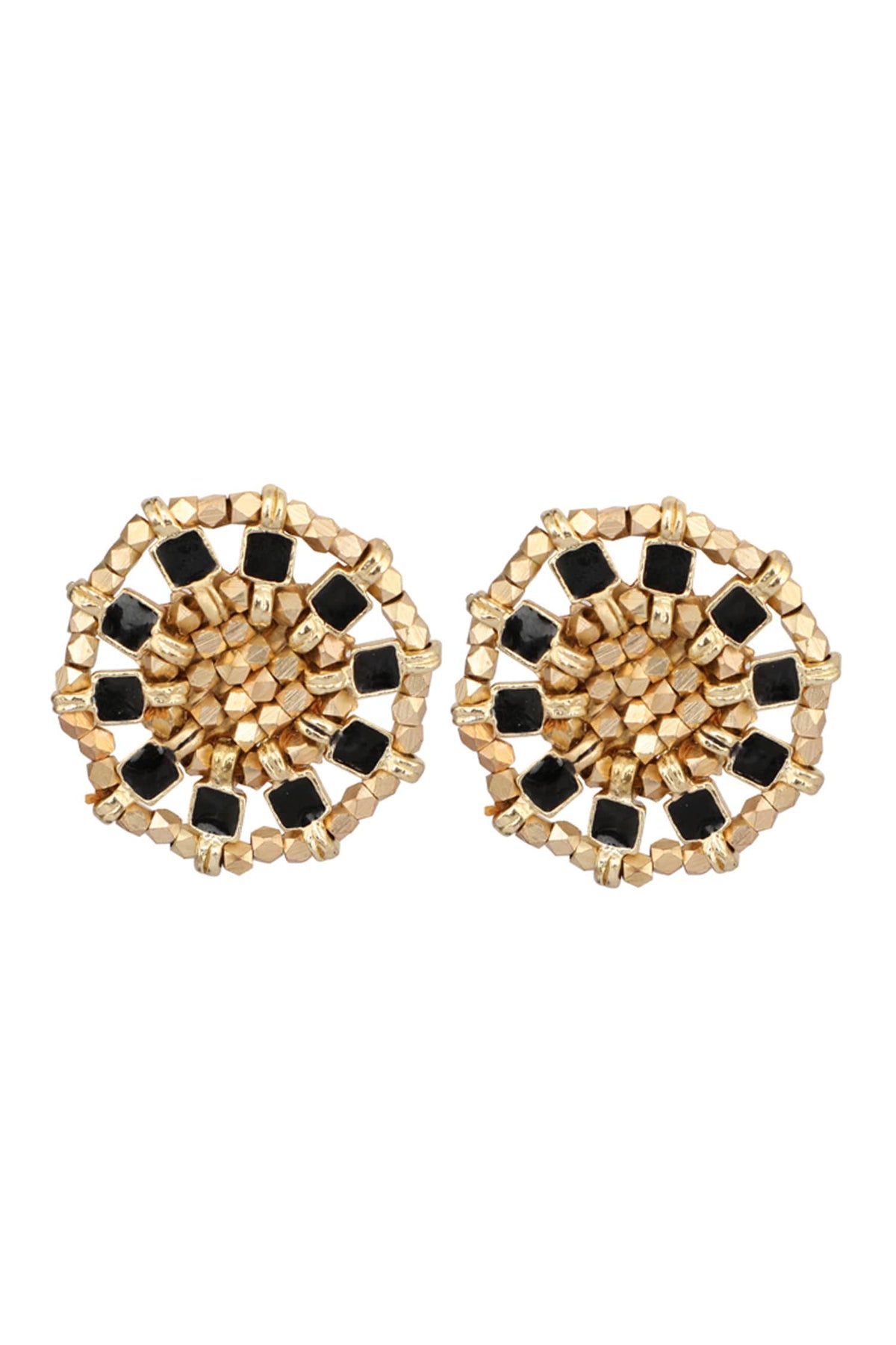 Enamel Saar Beaded Studs 