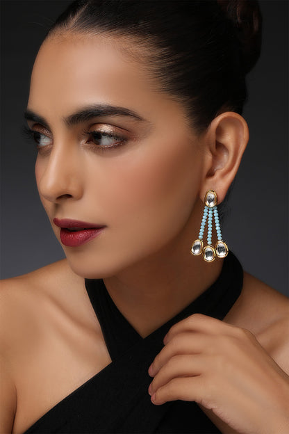 Kundan Embellished Dangler Earrings 