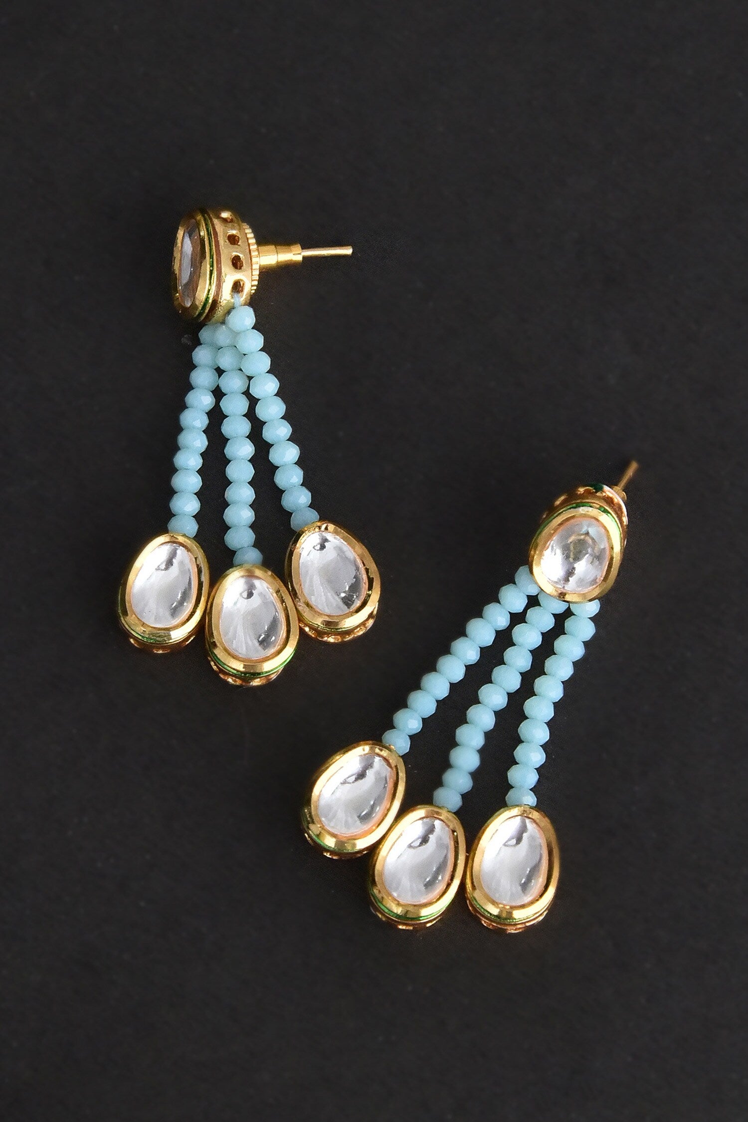 Kundan Embellished Dangler Earrings 