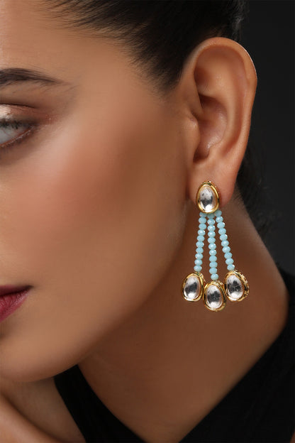 Kundan Embellished Dangler Earrings 