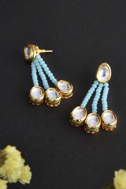 Kundan Embellished Dangler Earrings 