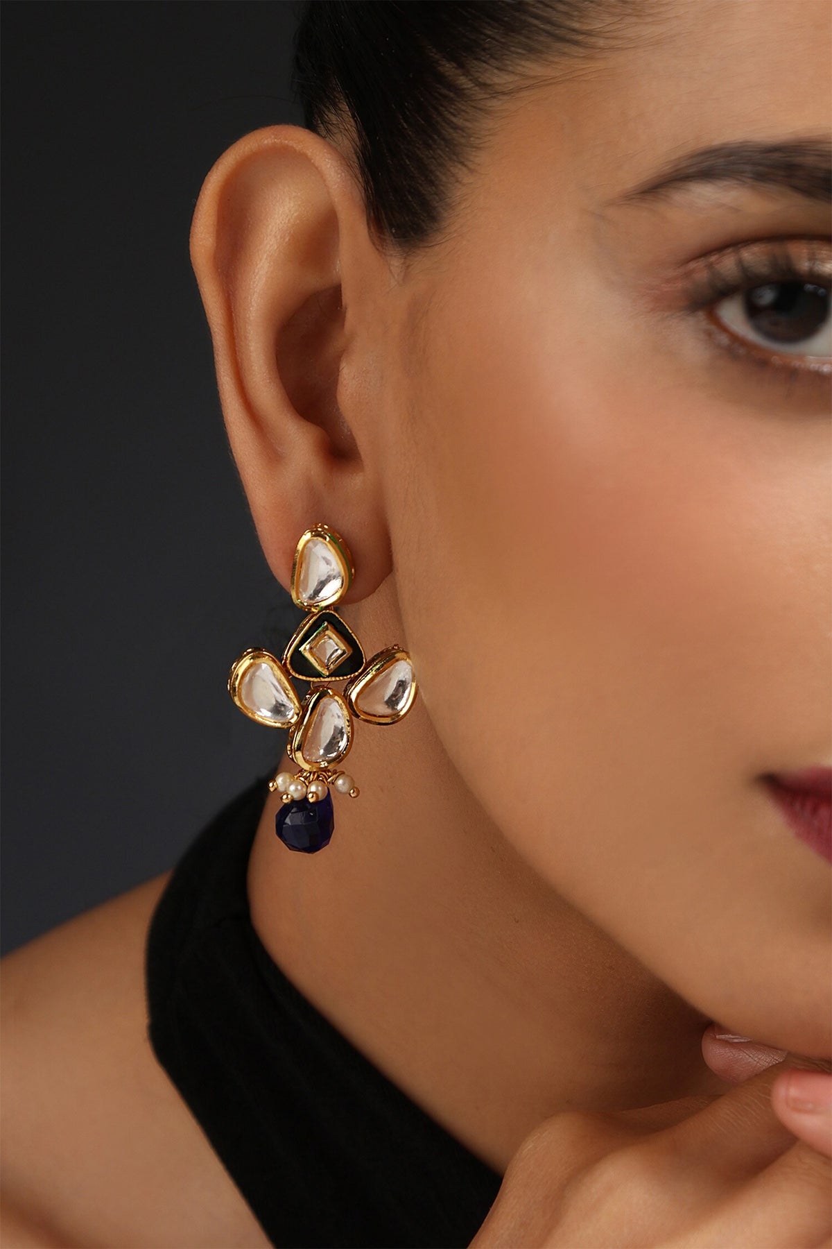 Kundan Embellished Earrings 
