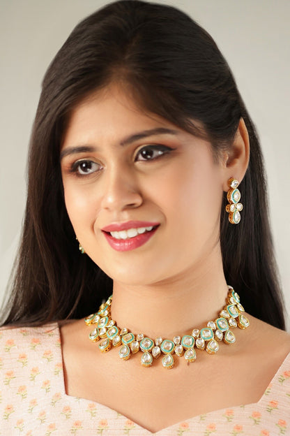 Embellished Kundan Choker Set 