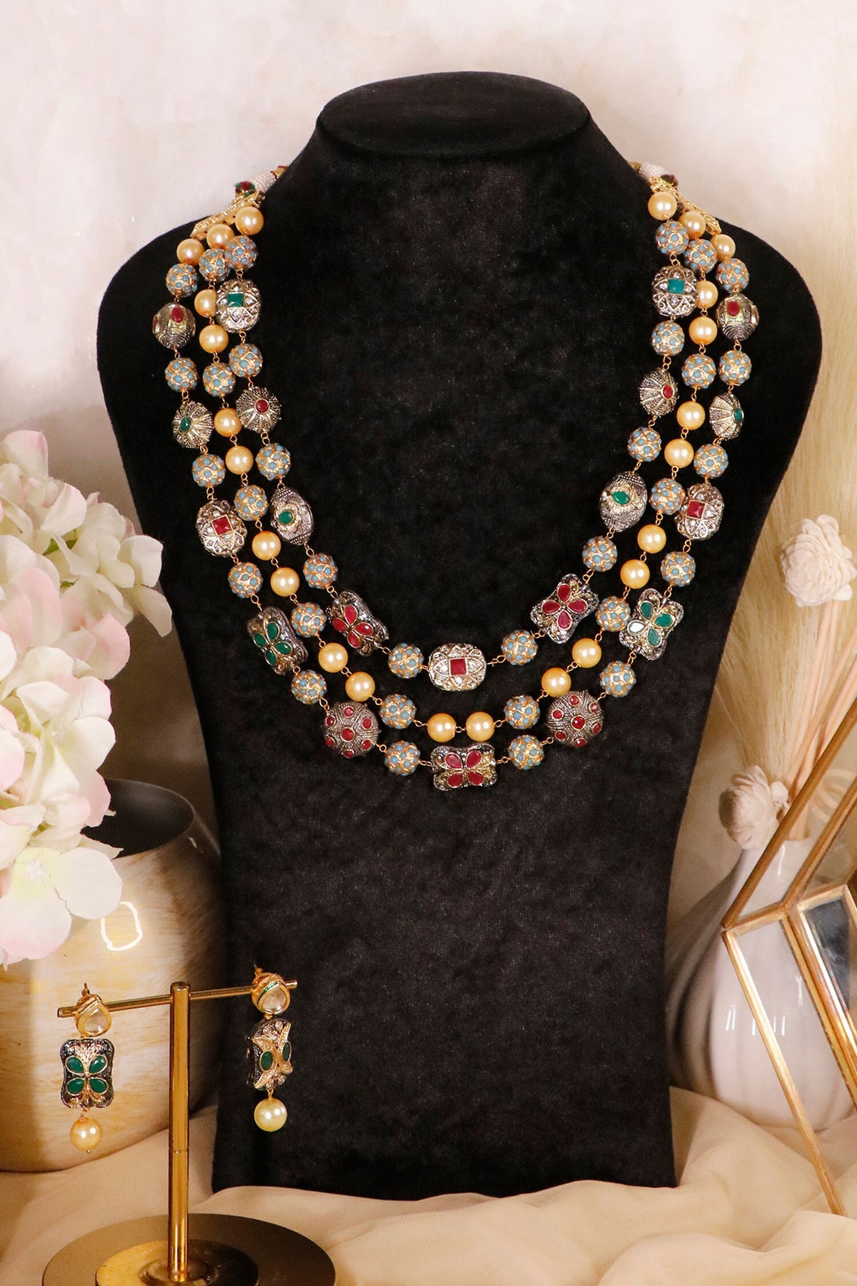 Layered Victorian Necklace Set 