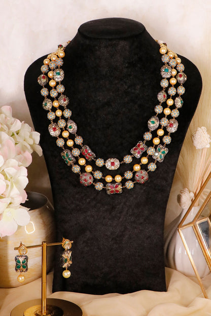 Layered Victorian Necklace Set 
