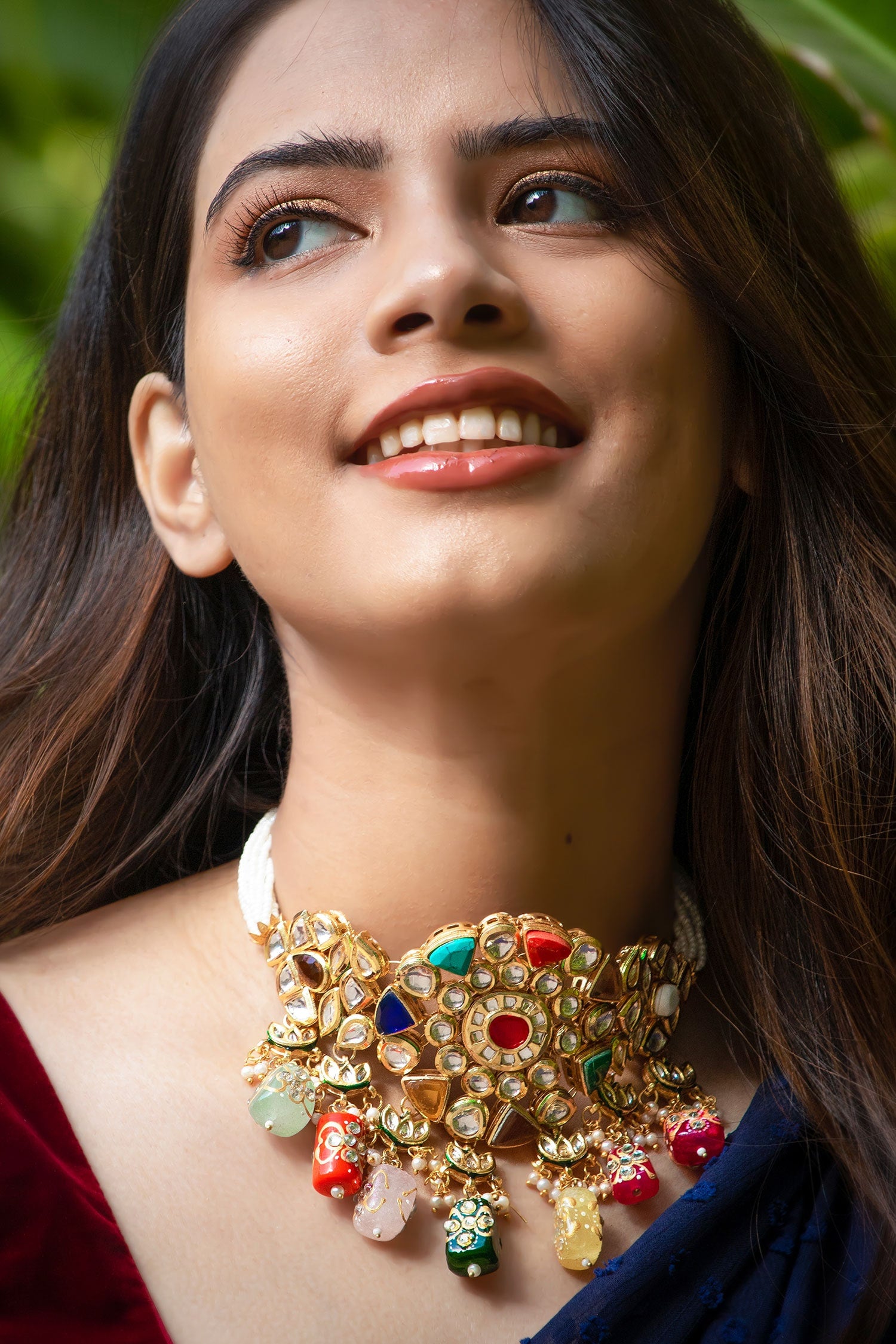 Navratna Stone Choker Set 
