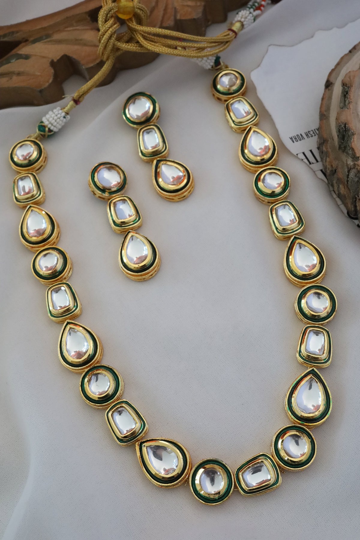 Kundan Necklace Jewellery Set 