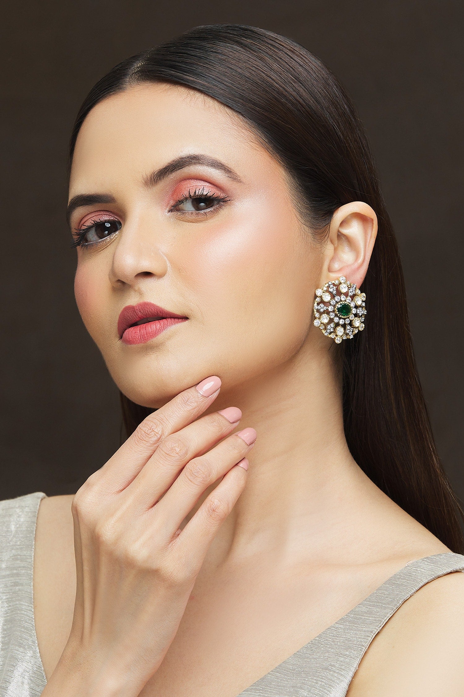 Stone Embellished Studs 