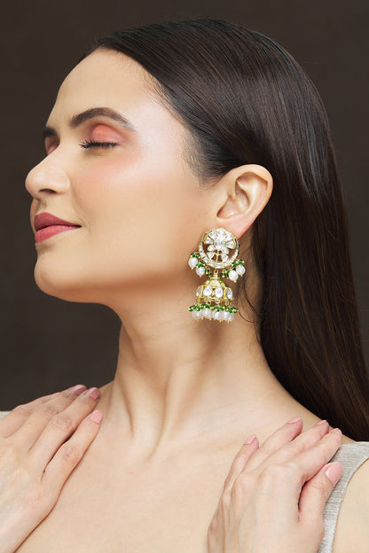 Stone Embellished Jhumkas 