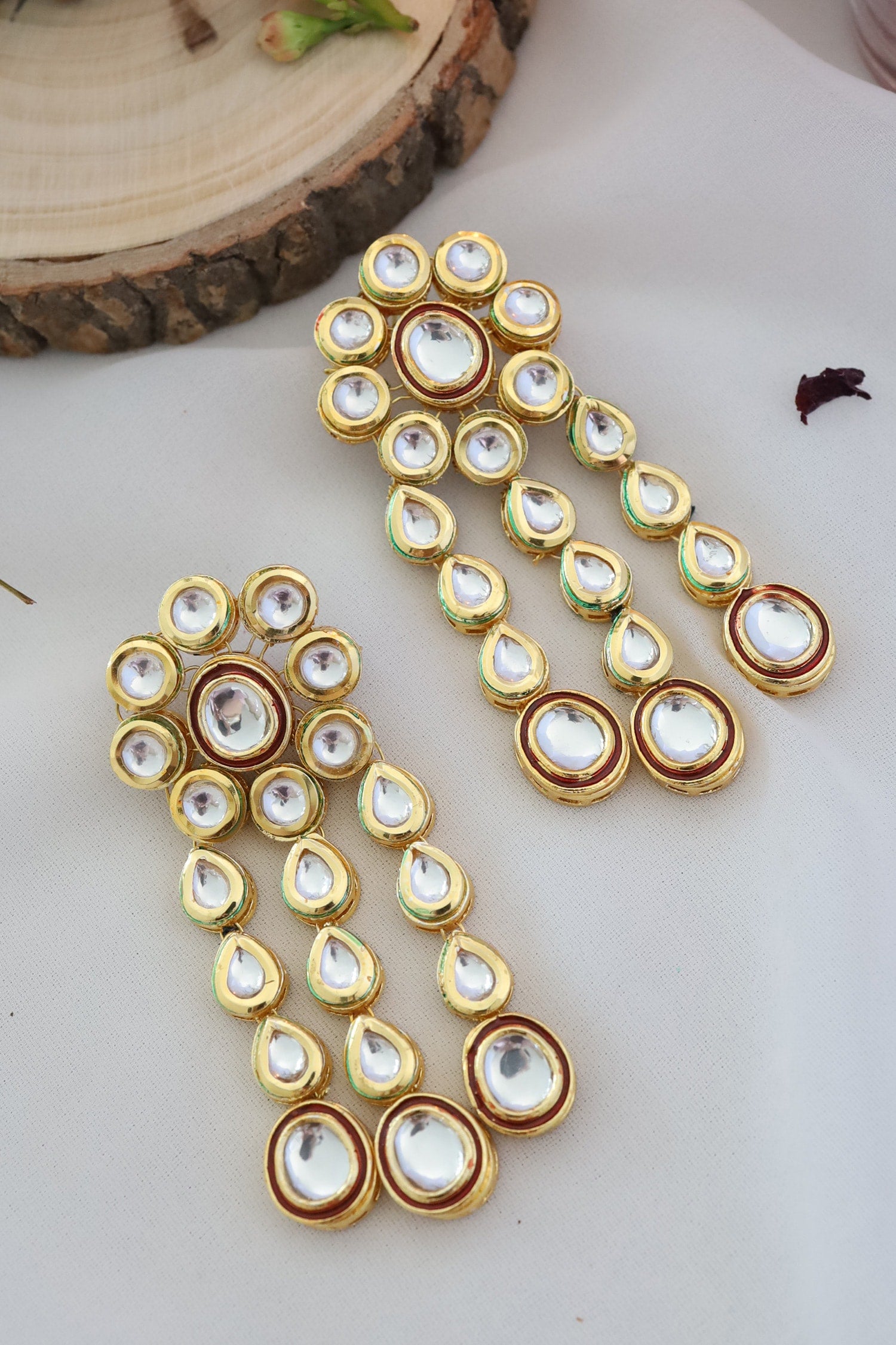 Kundan Dangler Earrings 