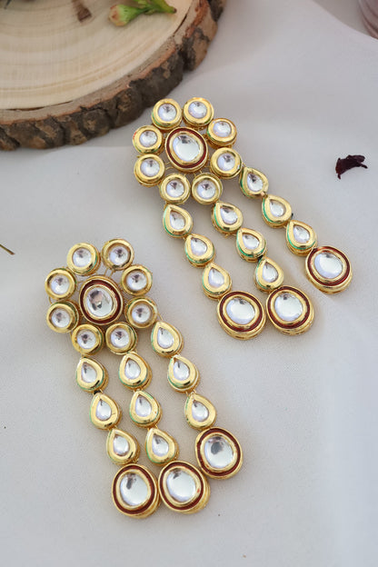 Kundan Dangler Earrings 