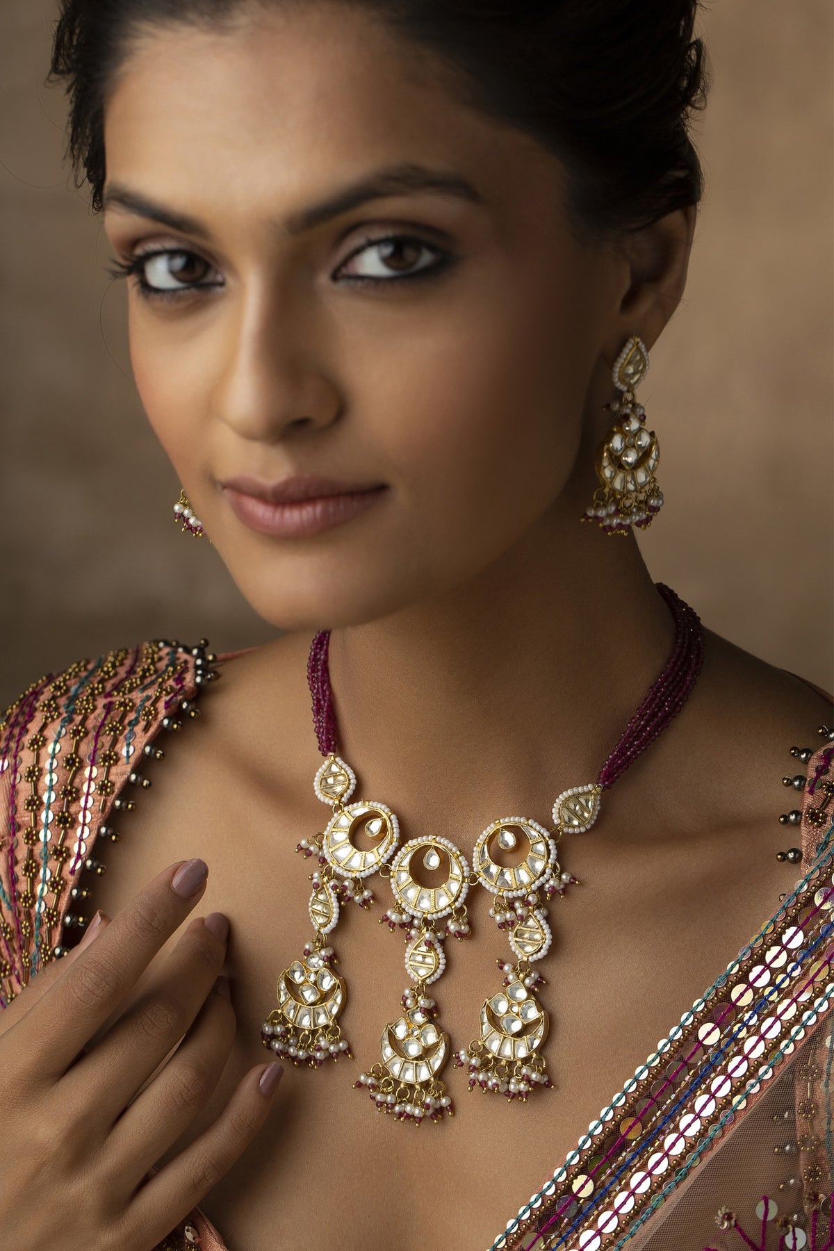 Kundan Necklace Set 