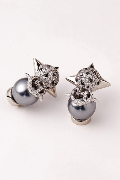 Spiked Bead Studs 