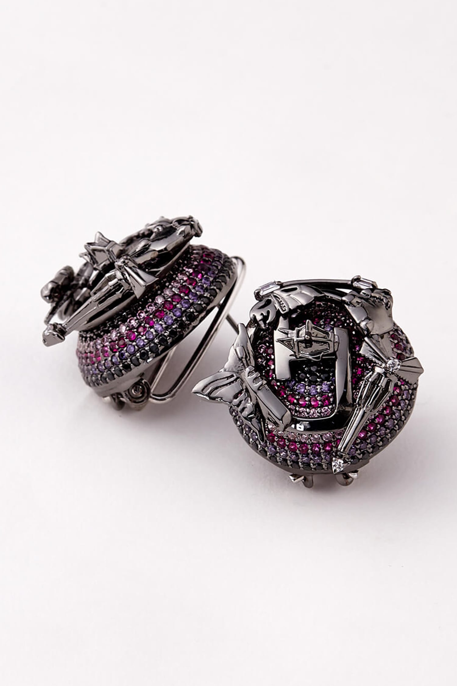 Cutwork Crystal Dome Studs 