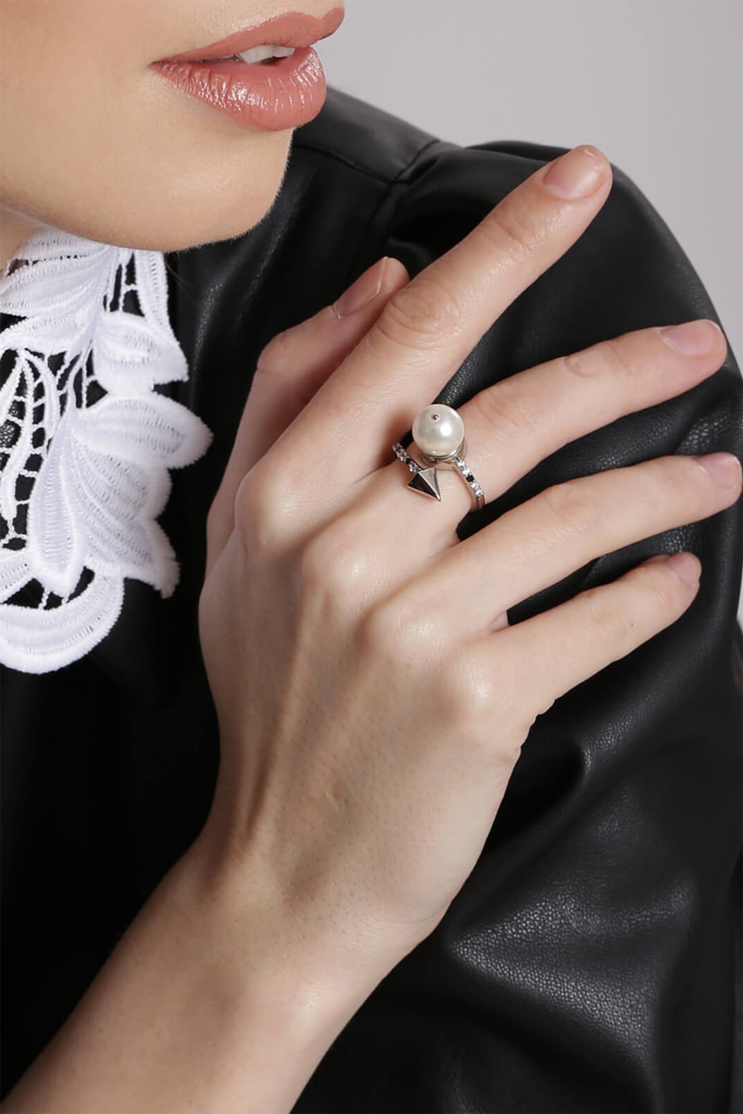 Bead Spiked Wrap Ring - Single Pc 