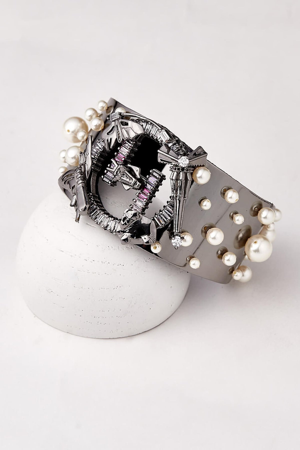 Bead Cutwork Cuff 